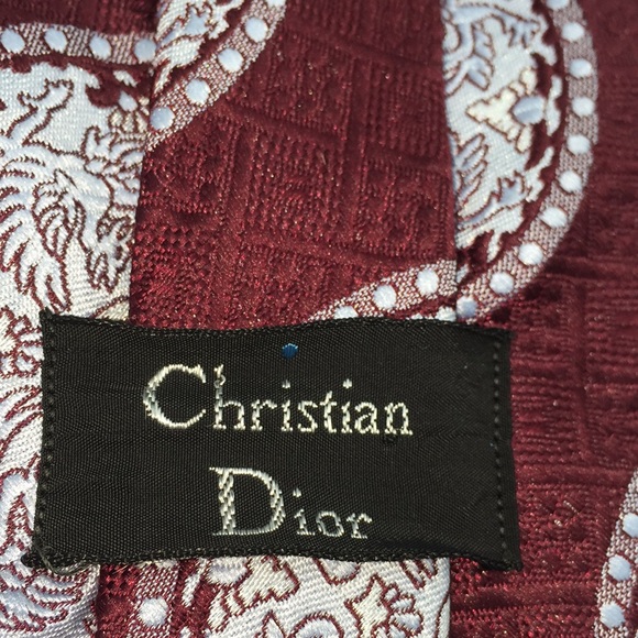 Lot of 6 Men’s Neck Ties Vintage Christian Dior - Picture 9 of 16